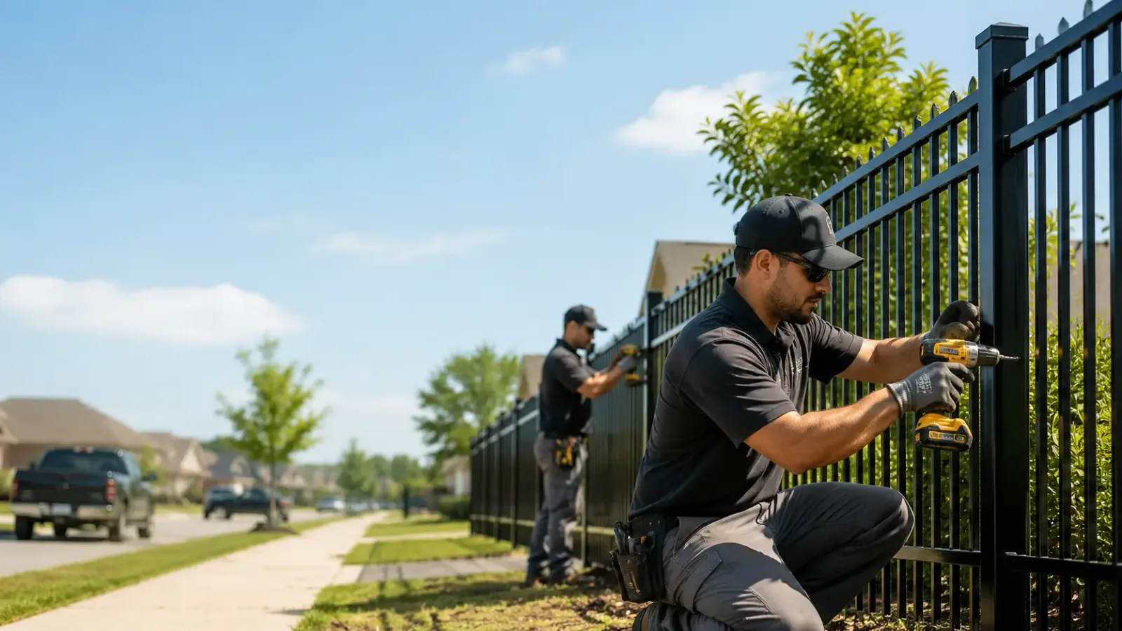 Metal Fence Installation in Central City, KY